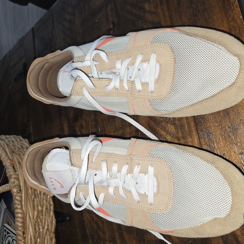 Nike Men's Tan and Orange Sneakers - Picture 3 of 6